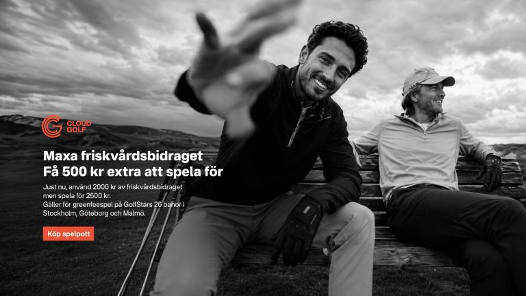 Använd ditt friskvårdsbidrag till mer golf.